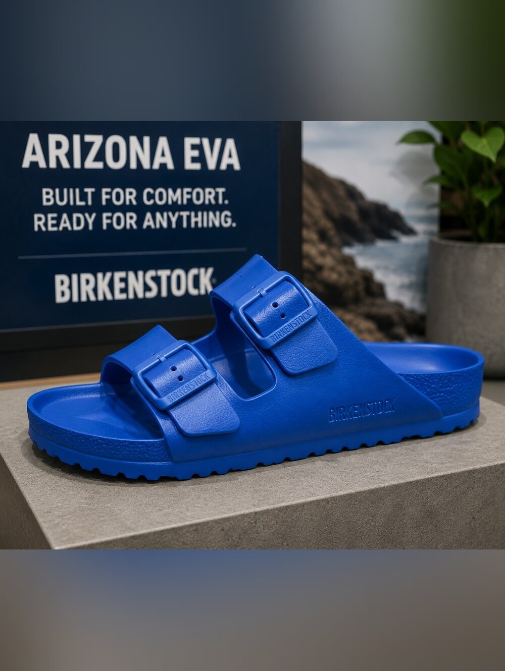 Birkenstock Arizona Essentials EVA – Men’s Size 13 – Bright Blue – NWOB/NWOT